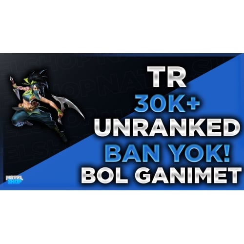  ⭐BAN YOK! TR 30K-100K MAVİ ÖZ 30 LVL UNRANKED